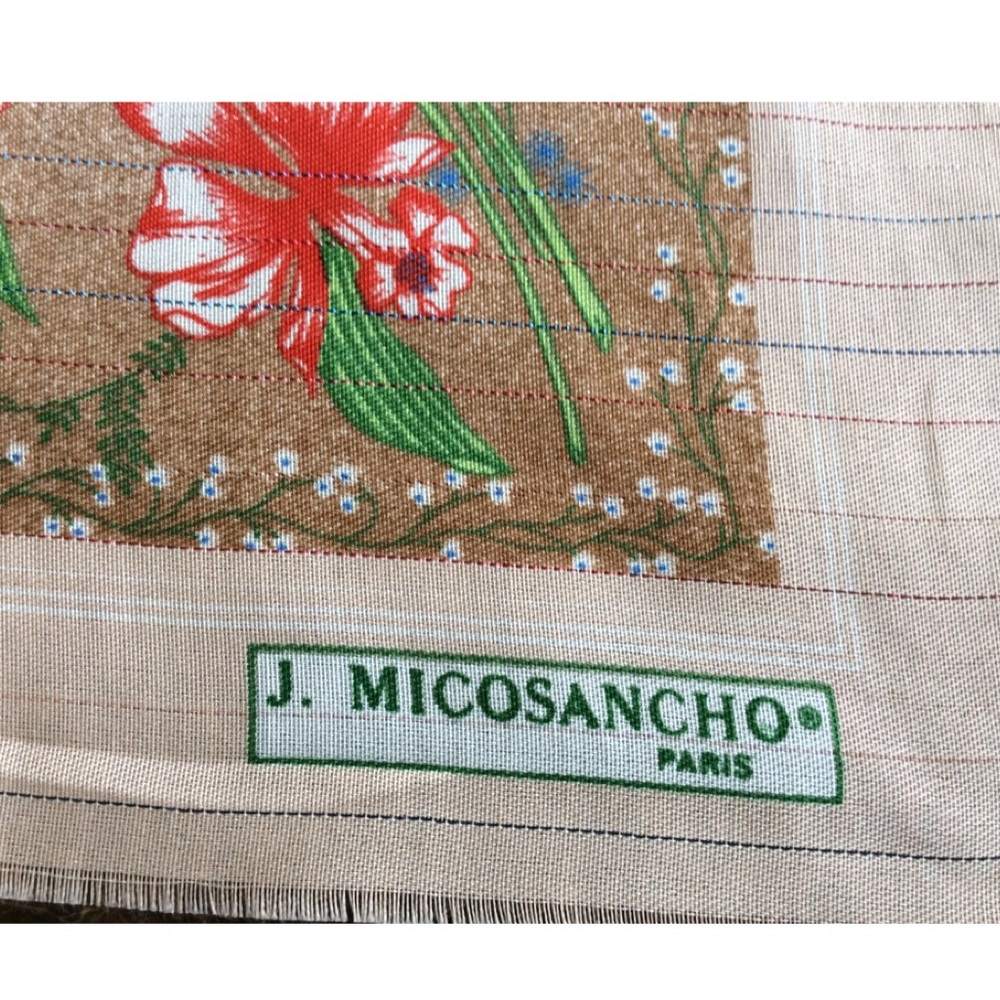 J.  Mico Sancho Floral Detail Scarf